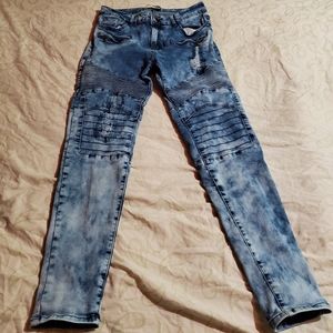 Blue Topic skinny jeans